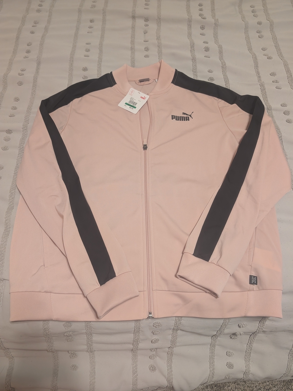 NWT Puma Baseball Tricot Track Jacket Women's Size Large - Picture 1 of 5